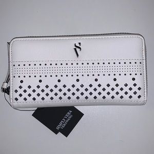 Simply Vera Wang | White Vegan Leather | Studded Wallet